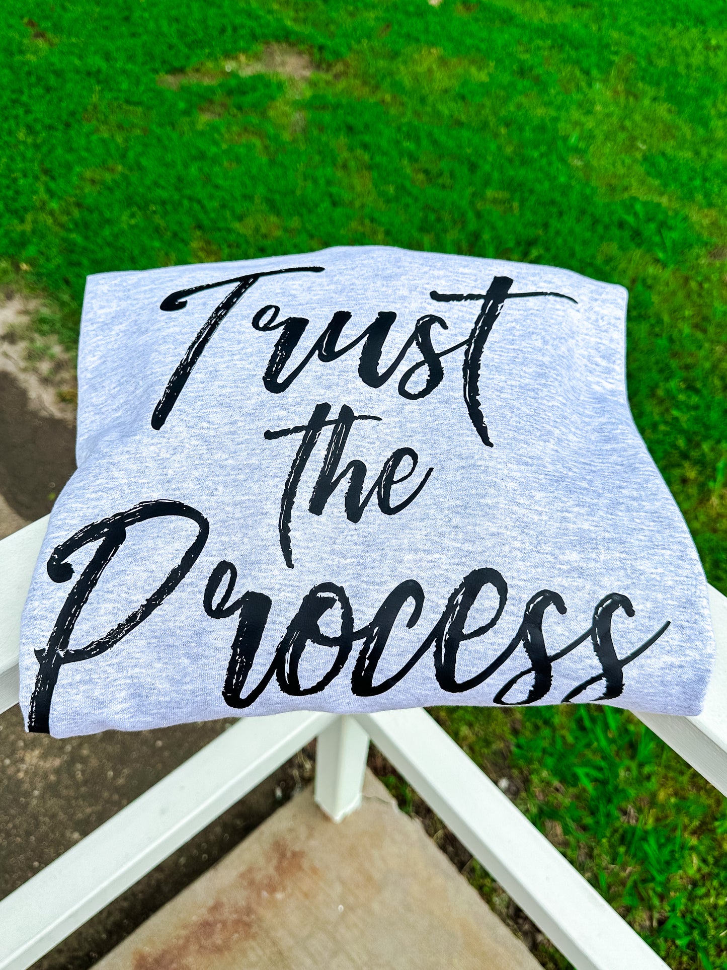 Trust The Process Hoodie Ash