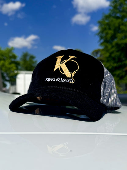 Classic King Black Corduroy Hat